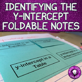 y-intercept foldable notes