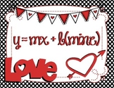y = mx + b(mine) FREE Valentine's math poster