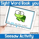 you Sight Word Book Seesaw Activity Distance Learning