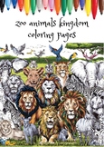 zoo animals kingdom coloring pages
