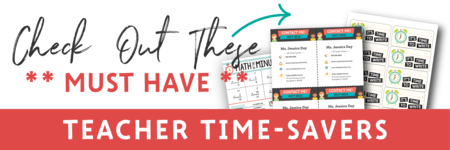Check Out These Must-Have Teacher Time-Savers!