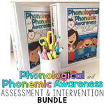 Phonological &amp; Phonemic Awareness Assessment and Intervention BUNDLE