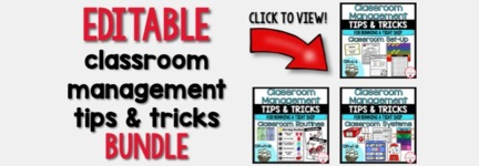 Click For My Classroom Management Tips &amp; Tricks Bundle!