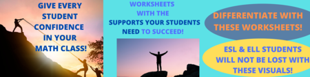 DIFFERENTIATE WITH THESE WORKSHEETS!