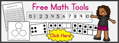 Click to download a free set of printable tools for teaching Common Core math! 