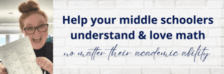 Help your middle schoolers understand &amp; love math!