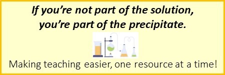 If you&#039;re not part of the solution, then you&#039;re part of the precipitate.