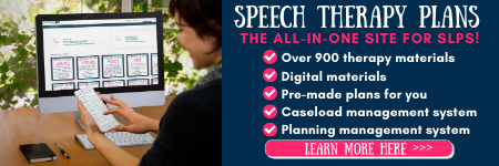 Speech Therapy Plans