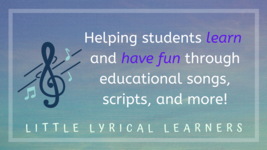 Making learning come alive with songs, scripts, and other fun resources!