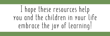  I hope Sprout and Inspire resources help you and the children in your life embrace the joy of learning!