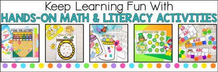 Prek and Kindergarten Math and Lit Centers