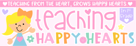 Teaching Happy Hearts in 1st Grade