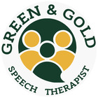 A Green and Gold Speech Therapist
