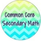 Common Core Secondary Math