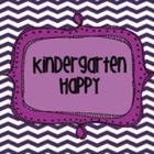 Emily Ortiz- Kindergarten Happy