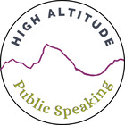 High Altitude Public Speaking