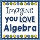 Imagine You Love Algebra 