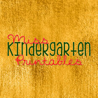 Kindergarten Printables