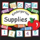 Kindergarten Supplies