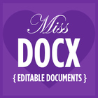 Miss DOCX Editable Documents and Flyers